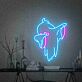 Geist LED-Neonschild für Wohnzimmer und Bar