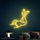 Bein- und Hüftkontur einer Frau LED-Neonschild Wohnzimmer Schlafzimmer