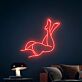 Bein- und Hüftkontur einer Frau LED-Neonschild Wohnzimmer Schlafzimmer