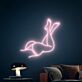 Bein- und Hüftkontur einer Frau LED-Neonschild Wohnzimmer Schlafzimmer