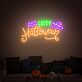 Brighten Up Your Spooky Celebrations and Home Ambiance with Halloween Decor LED Neon Sign for Parties, Events, and Wall Decor.