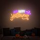 Brighten Up Your Spooky Celebrations and Home Ambiance with Halloween Decor LED Neon Sign for Parties, Events, and Wall Decor.