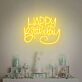 Happy Birthday LED-Neonschild für Geburtstagsparty