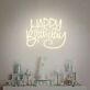 Happy Birthday LED-Neonschild für Geburtstagsparty