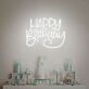 Happy Birthday LED-Neonschild für Geburtstagsparty