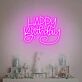 Happy Birthday LED-Neonschild für Geburtstagsparty