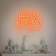 Happy Birthday LED-Neonschild für Geburtstagsparty
