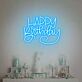 Happy Birthday LED-Neonschild für Geburtstagsparty