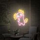 Axolotl Figur LED-Neonschild Wohnzimmer Kinderzimmer