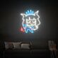 Chibi Teufelsfigur LED-Neonschild für Gamingzimmer oder Bar