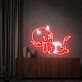 Baby Teufel LED-Neonschild Wohnzimmer Bar