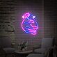 umarmende Katzen LED-Neonschild Wohnzimmer Schlafzimmer