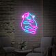 umarmende Katzen LED-Neonschild Wohnzimmer Schlafzimmer