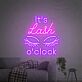 It's Lash o'clock LED-Neonschild für Kosmetikstudio und Friseursalon