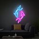 Koi Fische LED-Neonschild Wohnzimmer Büro