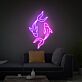 Koi Fische LED-Neonschild Wohnzimmer Büro