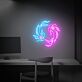 Koi Fische LED-Neonschild Wohnzimmer Büro
