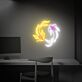 Koi Fische LED-Neonschild Wohnzimmer Büro