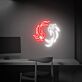 Koi Fische LED-Neonschild Wohnzimmer Büro
