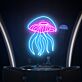 Qualle LED-Neonschild für Restaurant und Wohnzimmer
