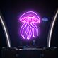 Qualle LED-Neonschild für Restaurant und Wohnzimmer