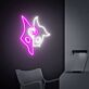 Maskenmotiv mit zwei Gesichtern LED-Neonschild Gamingzimmer Wohnzimmer