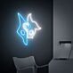 Maskenmotiv mit zwei Gesichtern LED-Neonschild Gamingzimmer Wohnzimmer