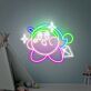 Brighten Your Space: Kirby Decor Gaming Room Decor Japanese Led Neon Sign - Perfect for Home, Office, Store, Bar, and Anniversary Gifts