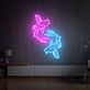 Koi Fische LED-Neonschild Wohnzimmer Büro