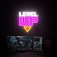 LEVEL UP LED-Neonschild Gaming Zimmer