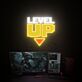 LEVEL UP LED-Neonschild Gaming Zimmer