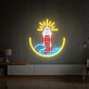 Leuchtturm mit Wellen LED-Neonschild Wohnzimmer Café