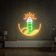 Leuchtturm mit Wellen LED-Neonschild Wohnzimmer Café