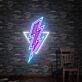 Blitzsymbol LED-Neonschild Wohnzimmer Bar