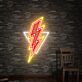 Blitzsymbol LED-Neonschild Wohnzimmer Bar