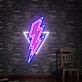 Blitzsymbol LED-Neonschild Wohnzimmer Bar