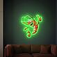Cartoon Garnele LED-Neonschild mit UV-Druck für Restaurant Bar
