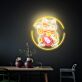 Glückskatze LED-Neonschild für Wohnzimmer Restaurant