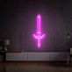 Schwert LED-Neonschild für Gamingzimmer und Wohnzimmer