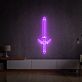 Schwert LED-Neonschild für Gamingzimmer und Wohnzimmer