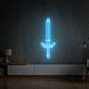 Schwert LED-Neonschild für Gamingzimmer und Wohnzimmer
