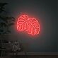 Brighten Up Your Space: Monstera Leaf Led Neon Signs for Chic Bedroom, Office, and Bar Decor or Memorable Birthday Gifts