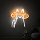 Katze mit Pilzhut LED-Neonschild Wohnzimmer Schlafzimmer