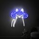 Katze mit Pilzhut LED-Neonschild Wohnzimmer Schlafzimmer
