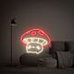 niedlicher Pilz LED-Neonschild Wohnzimmer Kinderzimmer
