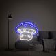niedlicher Pilz LED-Neonschild Wohnzimmer Kinderzimmer