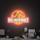 NO INTERNET LED-Neonschild für Home Office und Gaming Room