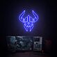 Paladinhelm aus Diablo als LED-Neonschild