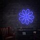 Friedenszeichen Blume LED-Neonschild Wohnzimmer Cafe