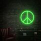 Friedenssymbol LED-Neonschild Wohnzimmer Büro
